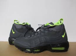 Nike Air Max 95 Sneakerboot Dark Grey Anthracite Volt Sz 8 14 Fashion Clothing Shoes Accessories Mensshoes Athleticsho Nike Air Max Nike Air Max 95 Nike