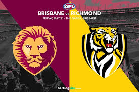 Afl star dustin martin injured in jack riewoldt's 300th game dalecrudden 7 hours ago the injury of richmond superstar dustin martin masked richmond's upset victory over the brisbane lions top 4 at the metricon stadium on friday night. Brisbane Lions Vs Richmond Tips Top Odds Round 10 Afl 2021
