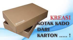 Cara membuat kotak dari kardus. Tutorial Cara Membuat Box Kado Dari Karton Sangat Mudah How To Make Simple Gift Box Youtube