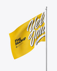 The best poster mockups free download for your next project. Flag Mockup In Outdoor Advertising Mockups On Yellow Images Object Mockups