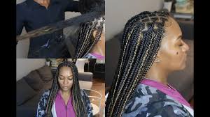 Knotless Box Braids On Extremely Long Hair Regular Speed Slow Motion Youtube The hairstyle is fit for women who have a good height. knotless box braids on extremely long hair regular speed slow motion