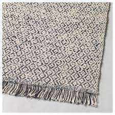 Rorkar Tapis Tisse A Plat Noir Bleu Fonce Noir Ecru Naturel Tapis Tisse Tapis Tisse Plat Et Tapis