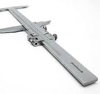 PIMALDAUM Messschieber Type II - Schieblehre 0-200 mm, Große Schenkel 43/61  mm, gem. DIN 862, Edelstahl, verpackt in Kunststoffbox : Amazon.de: ...