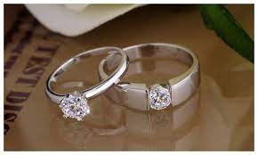 Cz Diamond Engagement Rings For Couples Engagement Rings Couple Couple Wedding Rings Couple Ring Design