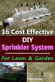 Level the sprinkler heads with the soil level. Pin On Diy Gardening