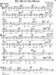 This chart serves as a fitting tribute to count basie and frank sinatra, a really stylish rendition. Fly Me To The Moon