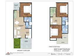 20 X 40 House Floor Plans Lovely 20 X 40 Floor Plans Fresh 16 X 50 Duplex House Plans Duplex Floor Plans Floor Plans