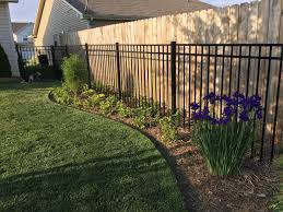 Privacy fences have multiple functions. Can T Mow Between Fences Created Pachysandra Ground Cover Bed Backyard Neophyte Landscaping Blog