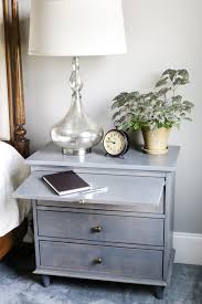 Free diy plans to build your own sleek, black, contemporary nightstand with three drawers to help keep your bedside clutter at bay. Nightstand W Charging Station Pullout Writing Tray Diy Nightstand Plans