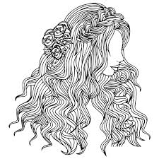 It's a dedicated page where you can find before and aftercare tips to keep your hair in. Curly Hair Coloring Page Free Printable Coloring Pages For Kids