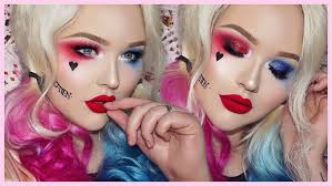 Hey cute harley quinn tutorial. Suicide Squad Harley Quinn Glam Makeup Tutorial Nikkietutorials