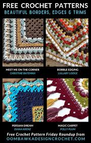 Vibrantly vintage crochet edging pattern. Beautiful Crochet Edgings Blanket Borders And Trims Oombawka Design Crochet