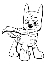 Coloring page paw patrol mighty pups everest. Paw Patrol Coloring Pages Best Coloring Pages For Kids