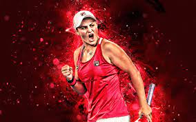 Each upcoming match, i focus on the same things, says barty, who won 2019's french open. Herunterladen Hintergrundbild Ashleigh Barty 4k Australian Tennis Spieler Wta Rote Neon Lichter Tennis Barty Fan Kunst Ashleigh Barty 4k Mit Einer Auflosung Zu Uberwachen 3840x2400 Bilder Auf Dem Desktop