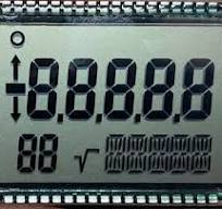 Custom Small Size Monochrome Segment LCD Display