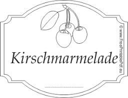 Maybe you would like to learn more about one of these? Kirschmarmelade Etiketten Zum Ausdrucken Pdf Drucken Kostenlos