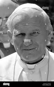 Visit pope john paul ii Black and White Stock Photos & Images