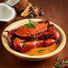 Sri Lankan crab curry in Tangalle