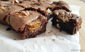 Brownies Chocolat Noix Et Beurre De Cacahuete La Tambouille De Bouille Brownie Chocolat Beurre De Cacahuete Brownie Noix