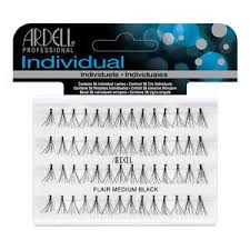 20 strands per individual cluster for a double volume lash. Ardell Regular Individual Lashes Knotted Flare Medium Black Camera Ready Cosmetics