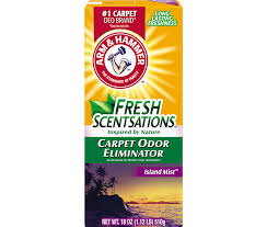 An hour or even overnight is better, so long as you can keep everybody off the carpet, including your pets. Arm Hammer Carpet Deodorizers