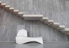 Ductal Concrete Lightweight Cantilever Stair Decorative Concrete Floors Concrete Stairs Concrete Decor