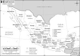 | primera ola de independencias, siglo xix. Mapas De Mexico Para Colorear