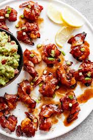Grilled or broiled, the choice is up to you! Bacon Wrapped Shrimp Cafe Delites