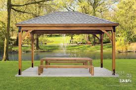 2019 Solid Wood Pavilion Backyard Or Commercial Pavilions Backyard Pavilion Patio Timber Frame Pavilion