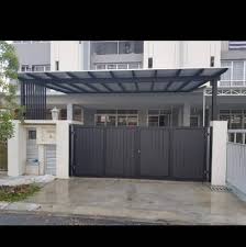 Walau praktis, bahan ini mudah menyerap panas dan akan mengeluarkan suara yang cukup bising bila terkena derasnya hujan. Grill Rumah Gate Awning Puchong Posts Facebook