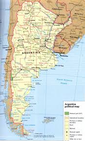 Tour salta, argentina and nearby attractions photo gallery. Karten Von Argentinien Mit Strassenkarte Sehenswurdigkeiten