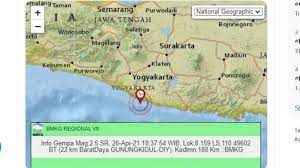 Bmkg mengukur kekuatannya 4,9 magnitudo dengan pusatnya berada di laut. Gempa Kembali Terjadi Di Gunung Kidul Bermagnitudo 2 5 Ini Kata Bmkg Yogyakarta Banjarmasin Post