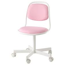 Techni mobili kids gaming chair with hight adjustment, racer chair with fixed padded armrest and non marking caster wheels, red. Orfjall White Vissle Pink Children S Desk Chair Ikea