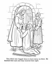 Kindness is jesus healing people coloring pages to color, print and download for free along with bunch of favorite kindness coloring page for kids. Jesus Healing The Blind Man Coloring Page Bmo Show