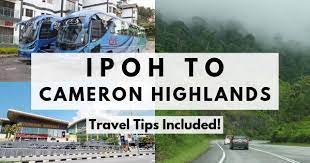 The journey from kuala lumpur to ipoh in perak state takes around 2 hours 20 minutes, this is quicker than travelling by bus which takes between 3 hours 10 minutes and 3 hours 30 minutes. How To Get From Ipoh To Cameron Highlands The Definitive Guide 2020