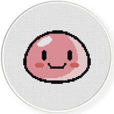 Simple cute cross stitch patterns. Cute Jelly Monster Cross Stitch Pattern Daily Cross Stitch