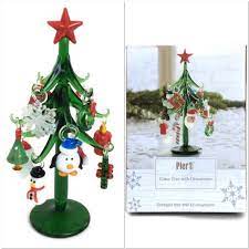 Maybe you would like to learn more about one of these? Pier 1 Holiday Pier Mini Glass Christmas Tree With Ornaments Poshmark