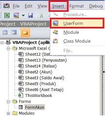 2 Cara Mudah Membuat Form Input Kode Akun Excel Akuntansi Aset Tetap