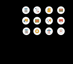 Free ecommerce icons in wide variety of styles like line, solid, flat, colored outline, hand drawn and many more such styles. Free Flat Line Ecommerce Icon Pack From Invision