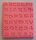 Stampo silicone lettere