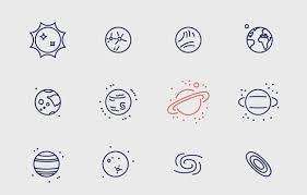 20 Awesome Free Icon Fonts To Use In Your Designs Space Icons Planet Icon Free Icon Set
