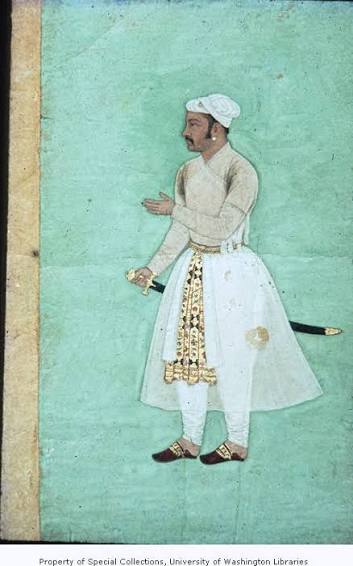 Mughal portrait of a prince, ca. 1600 A.D. - International Collections - University of Washington Digital Collections
