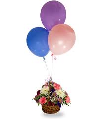 Birthday flowers and balloons delivery. Balloons For All Occasions Flower Bouquets