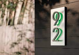 Shop.alwaysreview.com has been visited by 1m+ users in the past month Led Lighted House Number Vertical Backplate 5 Luxello Led