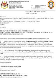 Pertubuhan kebajikan atas bersatu sabah. Dokumen Pertubuhan Alumni Smah84
