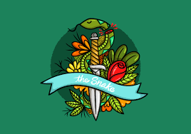 Simple black ink two snakes tattoo design. Snake Knife Tattoo Style Art Download Free Vectors Clipart Graphics Vector Art