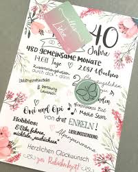 Halbzeit bis zur silbernen hochzeit. 40 Jahre Verheiratet Gemeinsam Durchdickunddunn Gegangen Da Kann Man Doch Nur Gratuliere In 2020 40 Jahre Hochzeitstag Hochzeitstag Spruche Hochzeitstag Geschenk
