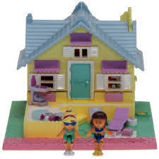 Inspiriert von pollys haus in ihrer kleinen heimatstadt pollyville. Polly Pocket Mini 1993 Pollyville Summer House Bluebird Toys 940251 Decotoys