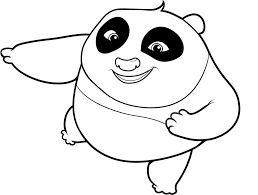 I think your kids will have fun . Coloring Pages Baby Kung Fu Panda Coloring Pages