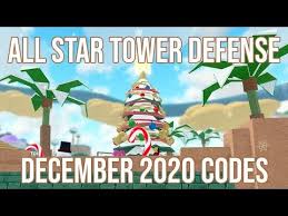 I specify that i do not create any code. Roblox All Star Tower Defense Codes December 2020 Pro Game Guides Tower Defense Tower All Star